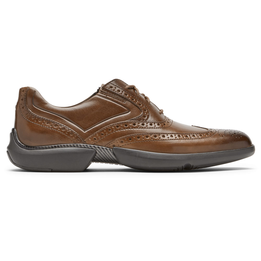 Sapatos Lace Ups Rockport Homem Marrom - Total Motion Advance Wingtip - 03142SEPF